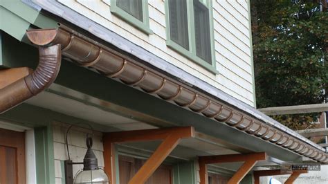 sheet metal rain gutters